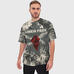 Футболка оверсайз мужская Linkin Park - Hybrid Theory, цвет: 3D-принт — фото 2