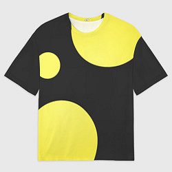 Футболка оверсайз мужская Лава лампа макро баланс абстракция, цвет: 3D-принт