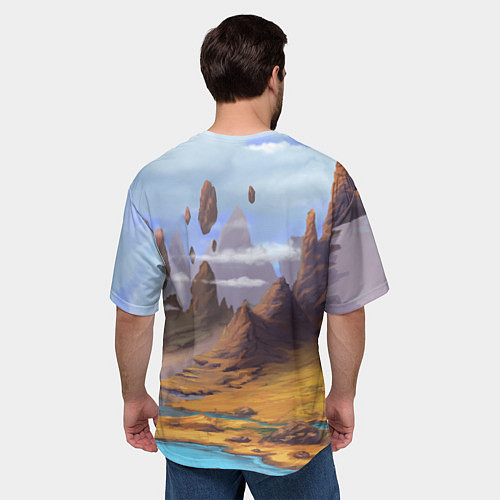 Мужская футболка оверсайз Сиратори Айра злая - Дандадан / 3D-принт – фото 4