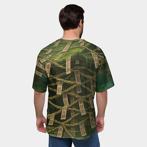 Мужская футболка оверсайз Сиратори Айра испуганная в полете / 3D-принт – фото 4