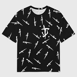 Футболка оверсайз мужская Doom army, цвет: 3D-принт