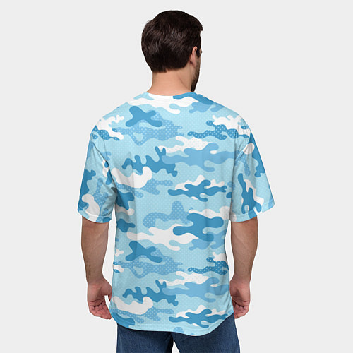 Мужская футболка оверсайз Честь выше высоты ВДВ / 3D-принт – фото 4