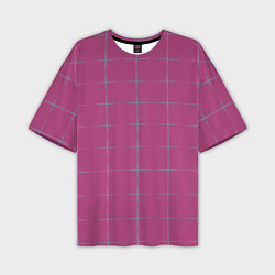 Футболка оверсайз мужская Color pink stripes, цвет: 3D-принт