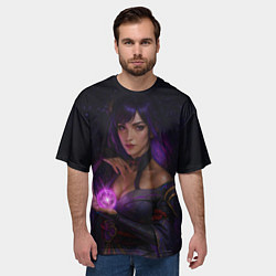 Футболка оверсайз мужская Райдэн Эи реализм, цвет: 3D-принт — фото 2