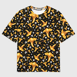 Футболка оверсайз мужская Грибной дождик, цвет: 3D-принт