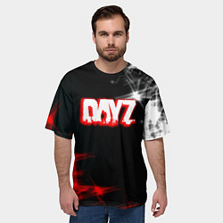 Футболка оверсайз мужская Dayz световые краски, цвет: 3D-принт — фото 2
