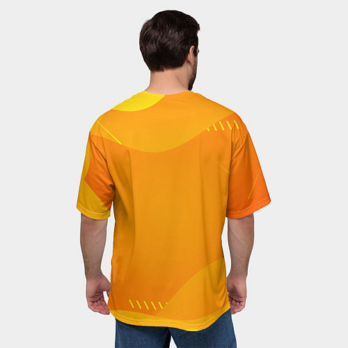 Мужская футболка оверсайз Саша молчит план в действии / 3D-принт – фото 4