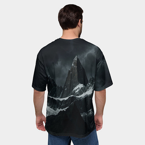Мужская футболка оверсайз Саня за своих горой / 3D-принт – фото 4