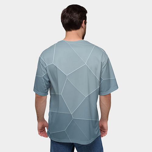 Мужская футболка оверсайз Сашин удар - аргумент без слов / 3D-принт – фото 4