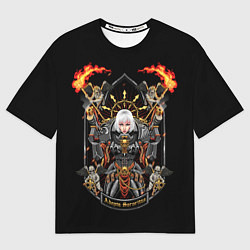 Футболка оверсайз мужская Adeptus Sororitas - Warhammer, цвет: 3D-принт