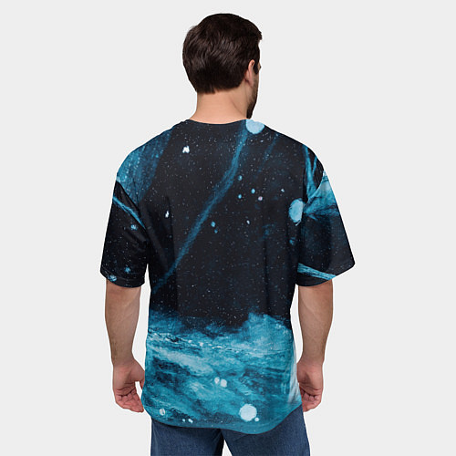 Мужская футболка оверсайз Нечто / 3D-принт – фото 4