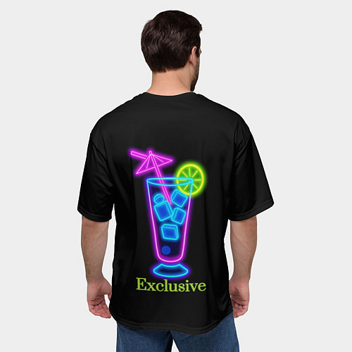 Мужская футболка оверсайз Exclusive / 3D-принт – фото 4