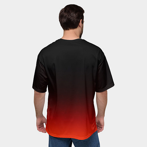 Мужская футболка оверсайз Пародия - Криминальное чтиво с мопсами / 3D-принт – фото 4