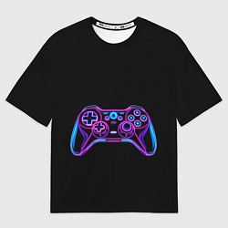 Футболка оверсайз мужская Gamepad, цвет: 3D-принт