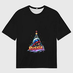 Мужская футболка оверсайз Ёлка компания