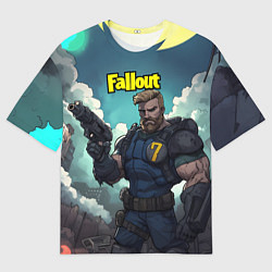 Футболка оверсайз мужская Fallout седьмой, цвет: 3D-принт
