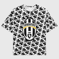 Футболка оверсайз мужская Ювентус хвост феи лого аниме, цвет: 3D-принт