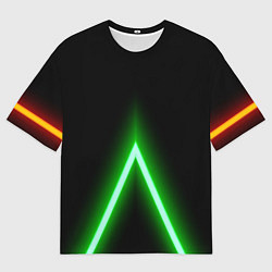 Мужская футболка оверсайз Color neon green