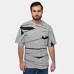 Футболка оверсайз мужская Мумия бинты, цвет: 3D-принт — фото 2