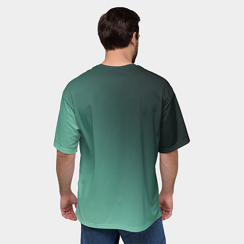 Мужская футболка оверсайз Петухи - карты деньги два ствола / 3D-принт – фото 4