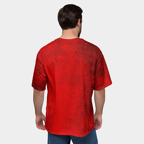 Мужская футболка оверсайз СССР - символика / 3D-принт – фото 4