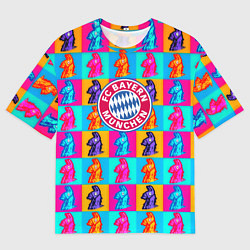 Футболка оверсайз мужская Fortnite x Bayern, цвет: 3D-принт