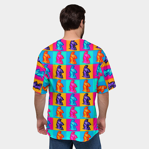 Мужская футболка оверсайз Fortnite x Bayern / 3D-принт – фото 4