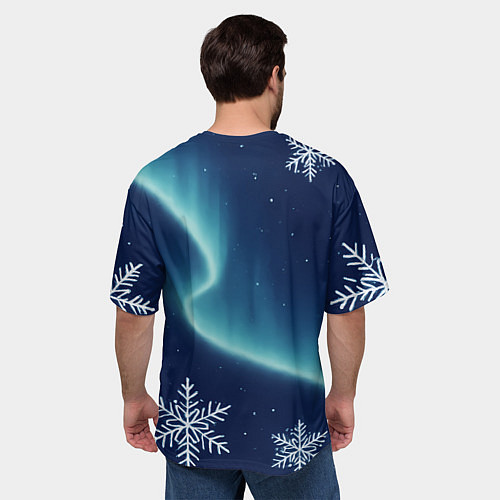 Мужская футболка оверсайз С Новым 2026 годом / 3D-принт – фото 4