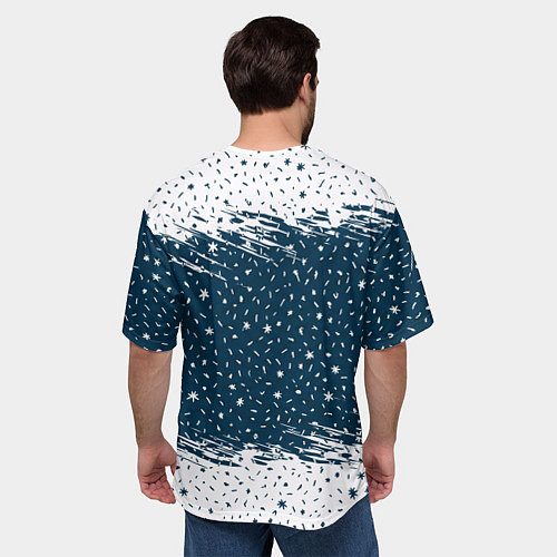 Мужская футболка оверсайз Сантамаха / 3D-принт – фото 4