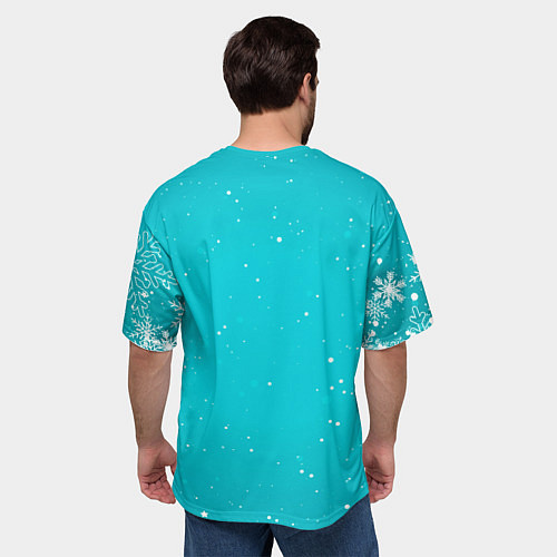 Мужская футболка оверсайз Голова лошадки / 3D-принт – фото 4