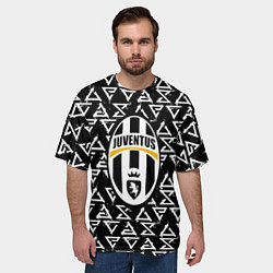 Футболка оверсайз мужская Juventus pattern Witcher, цвет: 3D-принт — фото 2