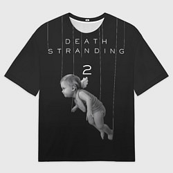 Мужская футболка оверсайз Death Stranding 2: On the Beach