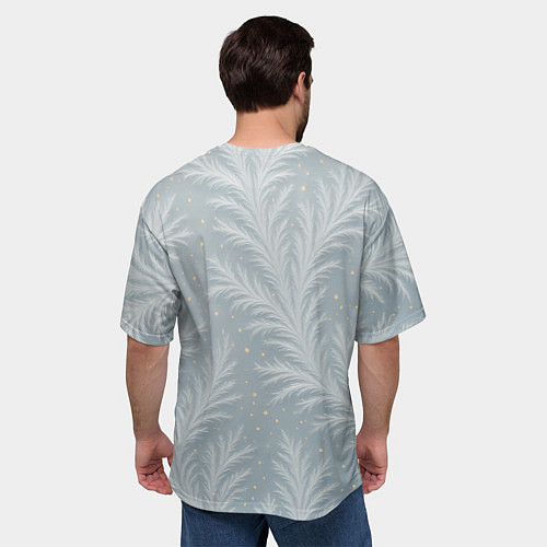 Мужская футболка оверсайз Любовь - это салат Оливье / 3D-принт – фото 4