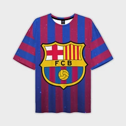 Футболка оверсайз мужская Barcelona, цвет: 3D-принт