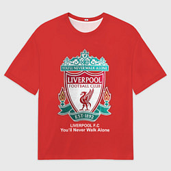 Футболка оверсайз мужская Liverpool, цвет: 3D-принт