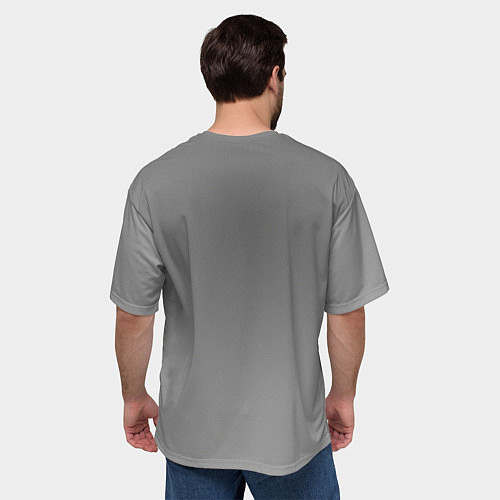 Мужская футболка оверсайз Кобейн в очках / 3D-принт – фото 4