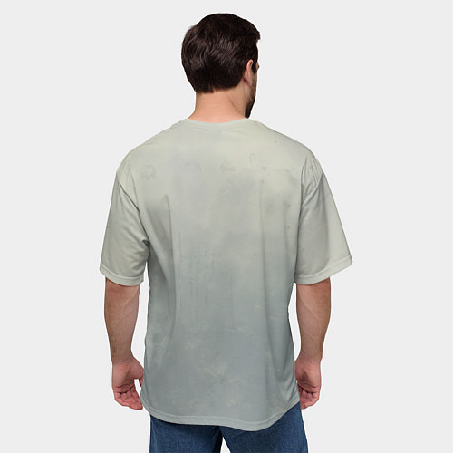 Мужская футболка оверсайз Рыба / 3D-принт – фото 4