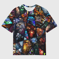Футболка оверсайз мужская Dota 2: All Pick, цвет: 3D-принт