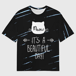 Футболка оверсайз мужская Прекрасный день, цвет: 3D-принт