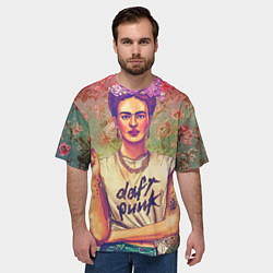 Футболка оверсайз мужская Фрида, цвет: 3D-принт — фото 2