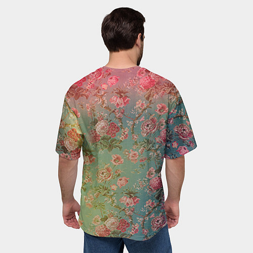 Мужская футболка оверсайз Фрида / 3D-принт – фото 4