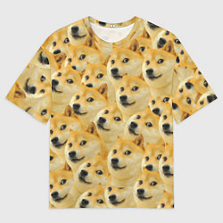 Футболка оверсайз мужская Doge, цвет: 3D-принт
