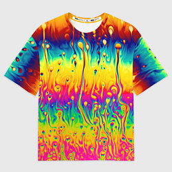 Футболка оверсайз мужская Tie dye, цвет: 3D-принт