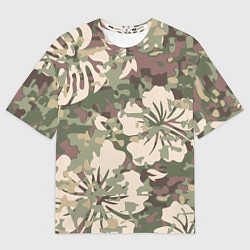 Мужская футболка оверсайз Камуфляж