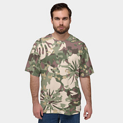 Футболка оверсайз мужская Камуфляж, цвет: 3D-принт — фото 2