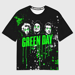 Футболка оверсайз мужская Green Day: Acid Colour, цвет: 3D-принт