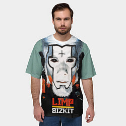 Футболка оверсайз мужская Limp Bizkit: Faith Face, цвет: 3D-принт — фото 2
