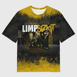 Футболка оверсайз мужская Limp Bizkit: Gold Street, цвет: 3D-принт