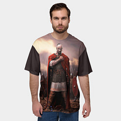 Футболка оверсайз мужская Князь Святослав Игоревич, цвет: 3D-принт — фото 2