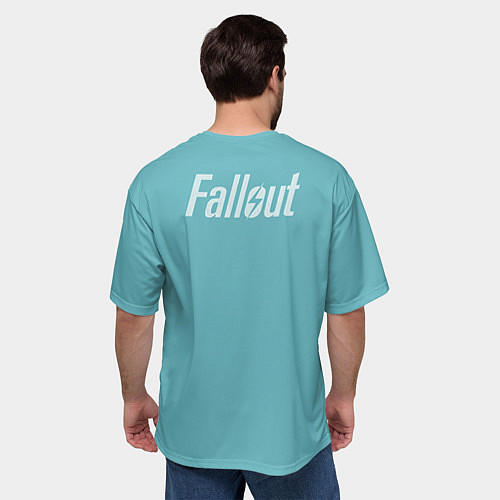 Мужская футболка оверсайз Fallout New Year / 3D-принт – фото 4